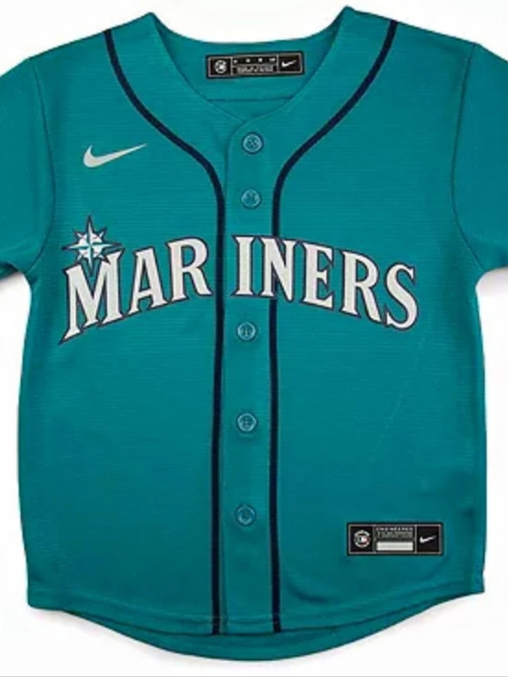 Nike Seattle Mariners Kids Official Blank Jersey
Small, 4T